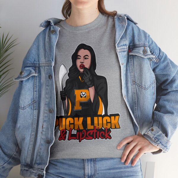 "Puck Luck & Lipstick" - T shirt (Lexi) - Image 57