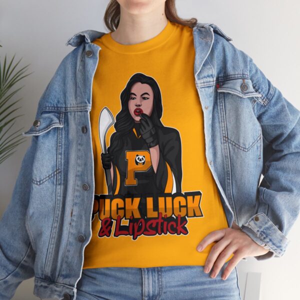 "Puck Luck & Lipstick" - T shirt (Lexi) - Image 9