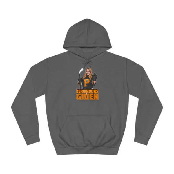 "Zero Pucks Given" - Hoodie - (MERCEDES) - Image 2