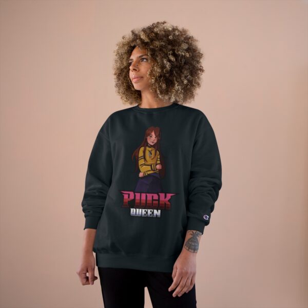 "Puck Queen" - Champion Sweatshirt - (OG Design) - Image 4