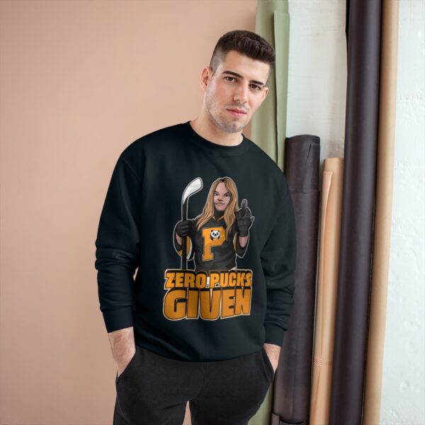 "Zero Pucks Given" - Champion Sweatshirt - (Mercedes) - Image 19