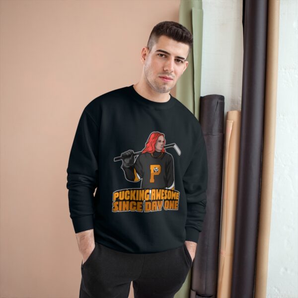 "Pucking Awesome Since Day One" - Champion Sweatshirt - (Ava) - Image 19