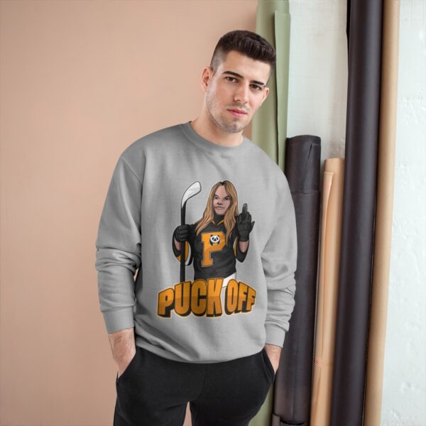 "Puck Off" - Champion Sweatshirt - (Mercedes) - Image 11