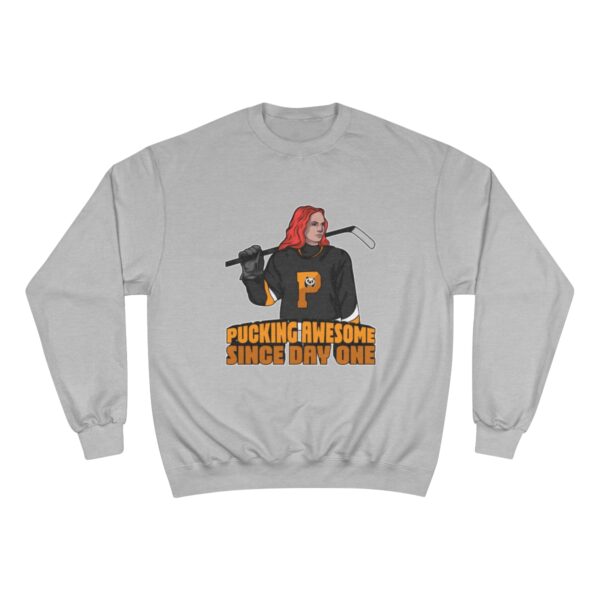 "Pucking Awesome Since Day One" - Champion Sweatshirt - (Ava) - Image 10