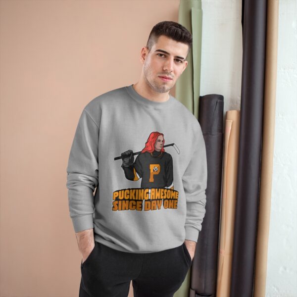 "Pucking Awesome Since Day One" - Champion Sweatshirt - (Ava) - Image 12