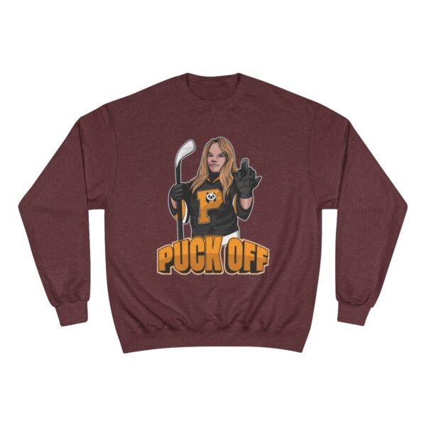 "Puck Off" - Champion Sweatshirt - (Mercedes) - Image 21