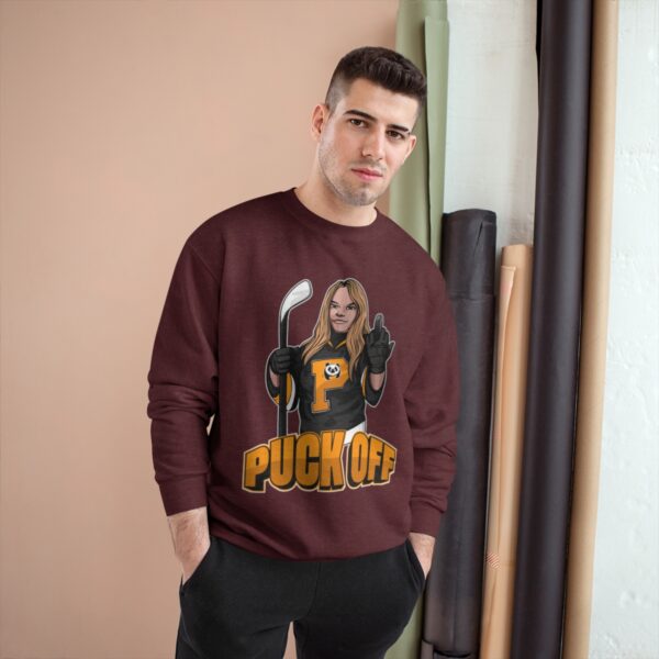 "Puck Off" - Champion Sweatshirt - (Mercedes) - Image 23