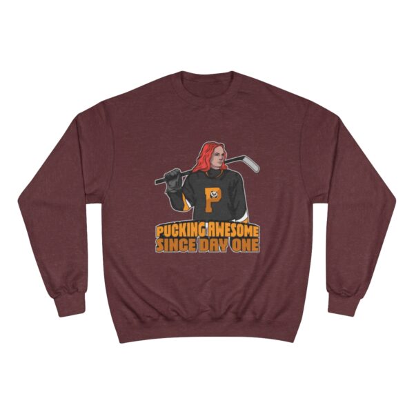 "Pucking Awesome Since Day One" - Champion Sweatshirt - (Ava) - Image 21