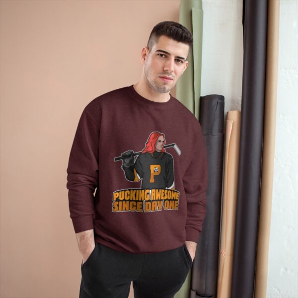 "Pucking Awesome Since Day One" - Champion Sweatshirt - (Ava) - Image 23