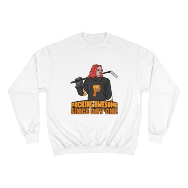 "Pucking Awesome Since Day One" - Champion Sweatshirt - (Ava) - Image 5