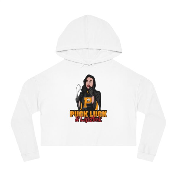 "Puck Luck & Lipstick" - Hooded Crop - (Lexi)